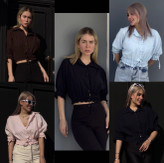 شومیز گت دار koton لینن